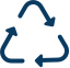 100% recyclable icon
